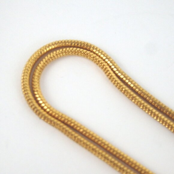 Authentic Christian Dior D logo Necklace metal [Used] - Picture 5 of 9